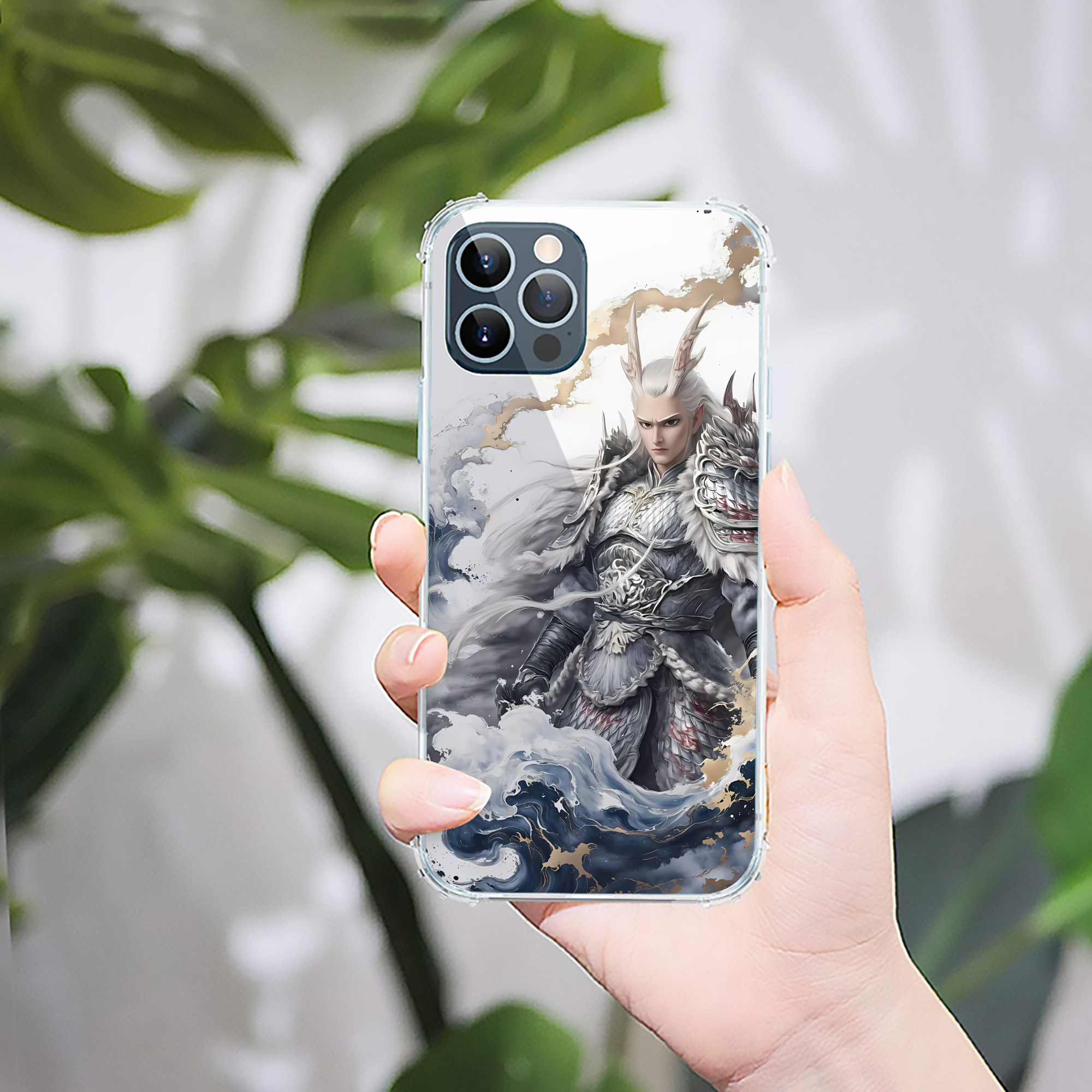（画像用） Ne Zha 2 ナタ 魔童の大暴れ 【iPhone 12シリーズ対応】透明スマホケース（クリアソフトケース）